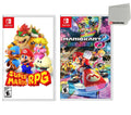 Bundle Super 8 Game Screen Cleaning and Mario - with Cloth RPG Mario Two Nintendo Kart Switch
