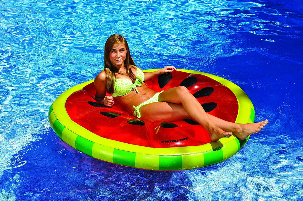 Slice Island Raft Inflatable Watermelon Swimline