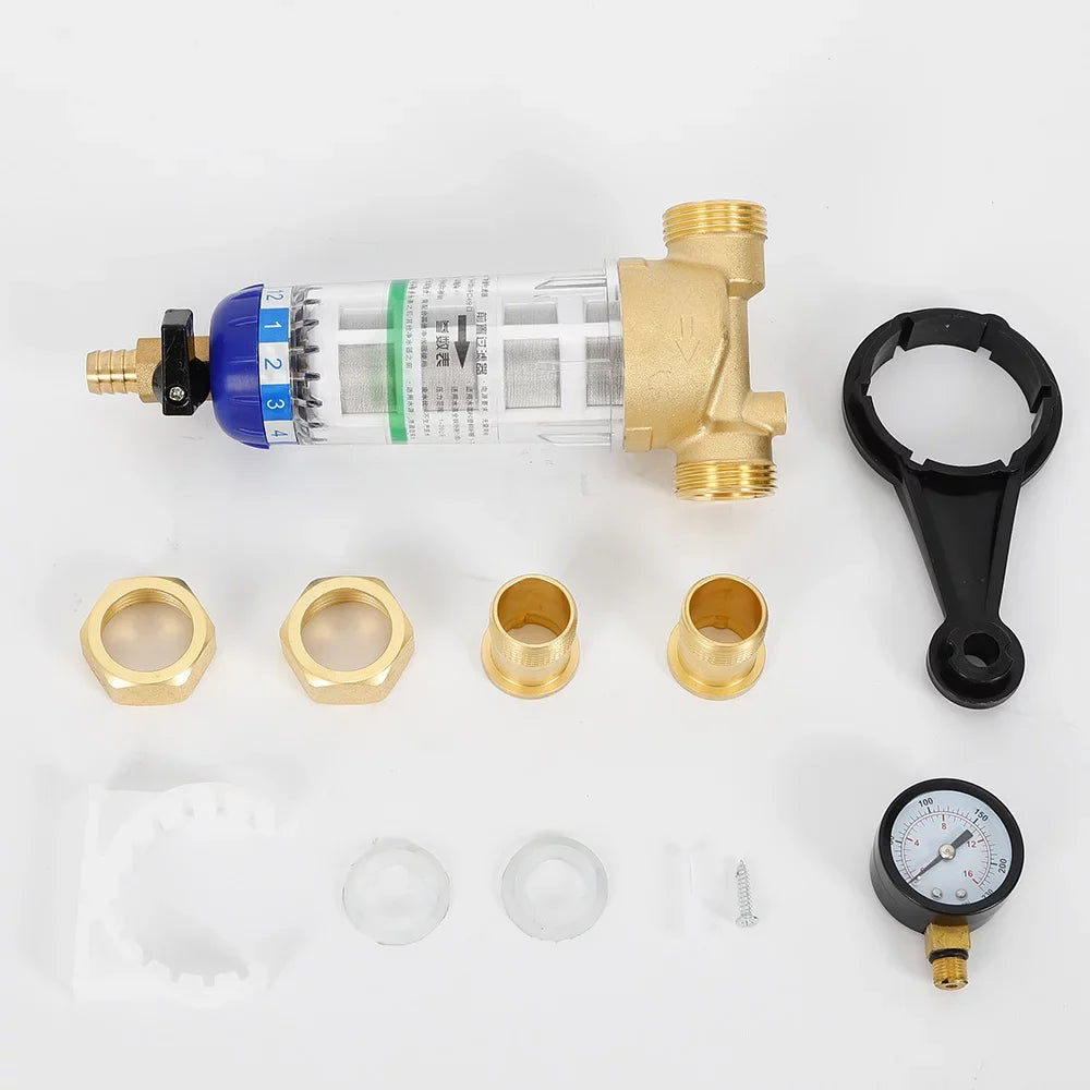 liquid Sand liquid Pipe Spin for Home Down Reusable Sediment Remove Filter liquid Sediment 50℃ Filter Pre-filter Filter liquid