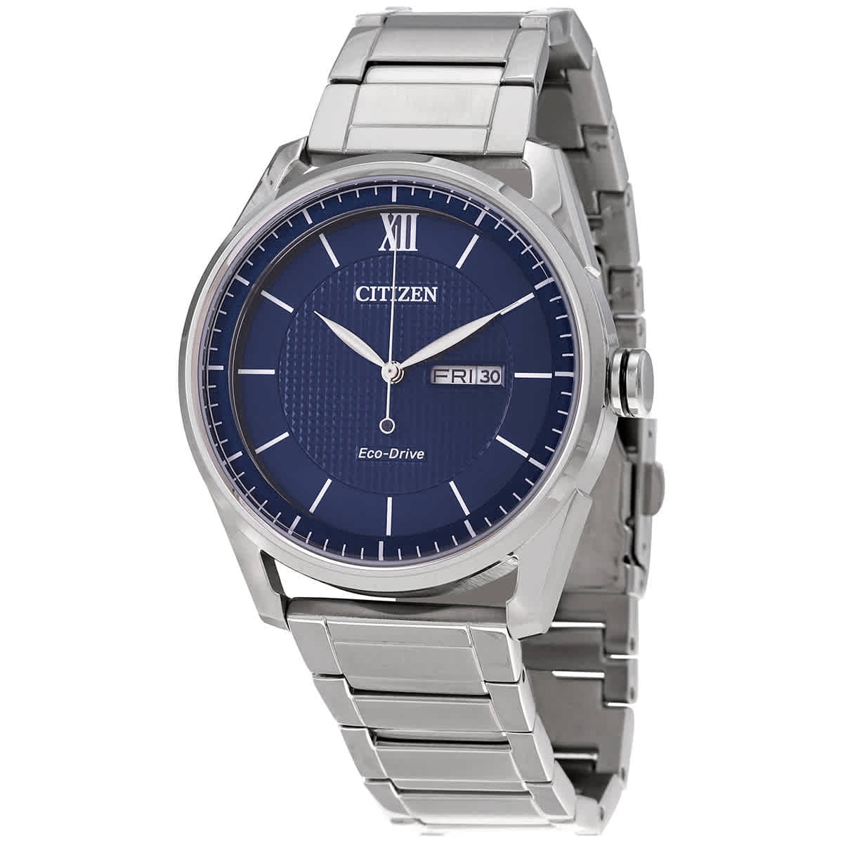 Classic AW0081-54L Blue Men's Watch Dial Citizen Eco-Drive