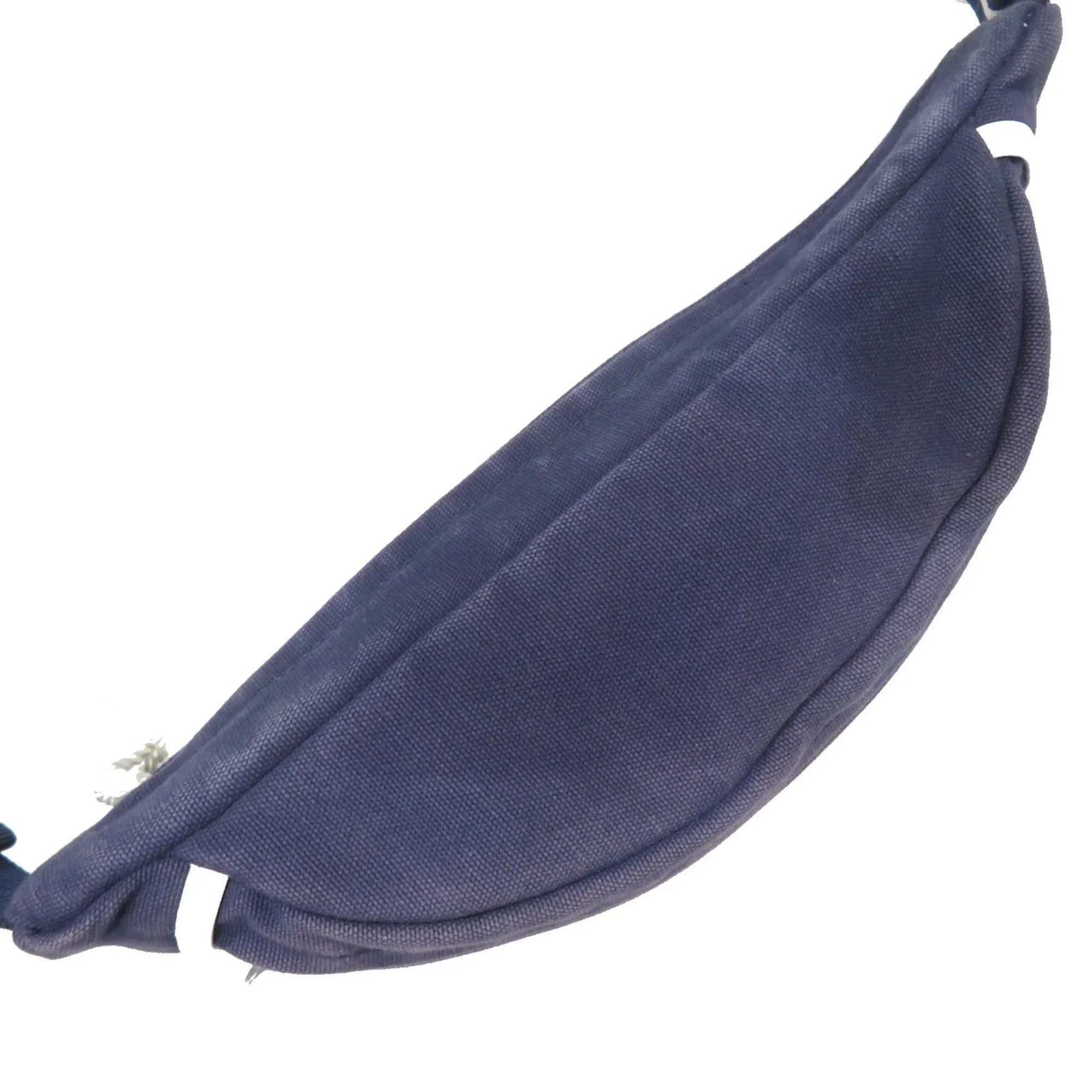 Sportsline Waist (Good) Navy/White Pre-Owned Body Canvas Women's Bag Men's