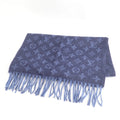 Blue Pre-Owned Marine Monogram (Good) Men's M70257 Gradient Scarf
