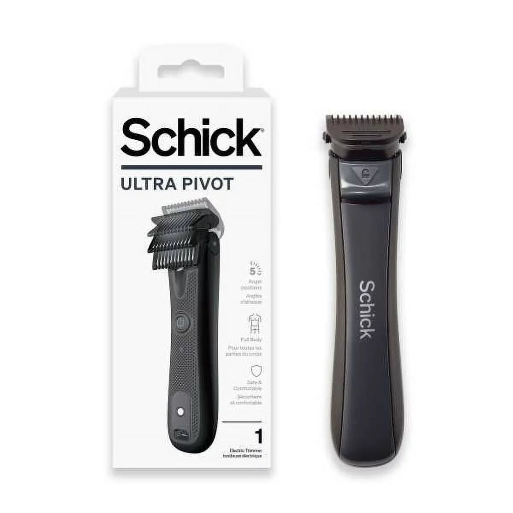 Body Schick Electric Waterproof for Men's Body CT, Gift Pivot Safely & Hair, Electric Adjustable Guard, Ultra Comfortably 1 Body Trimmer, Men Men's Comb Shaver, Trims Cordless