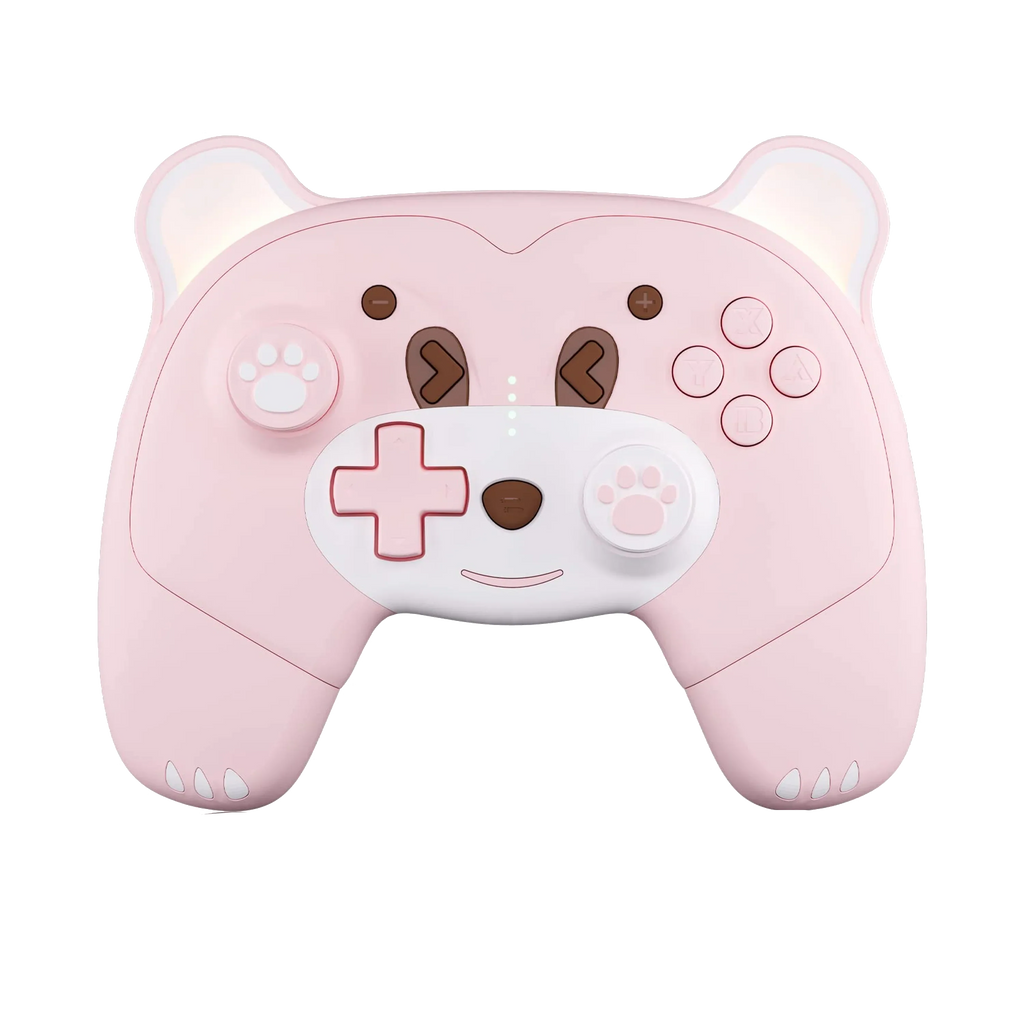 Game Disc Mario Super Nintendo Programmable, Turbo, Wireless Wonder with Jack, and Headphones Wakeup Pink, for Bros.™ Upgraded Switch Pro Controller Switch/OLED/Lite