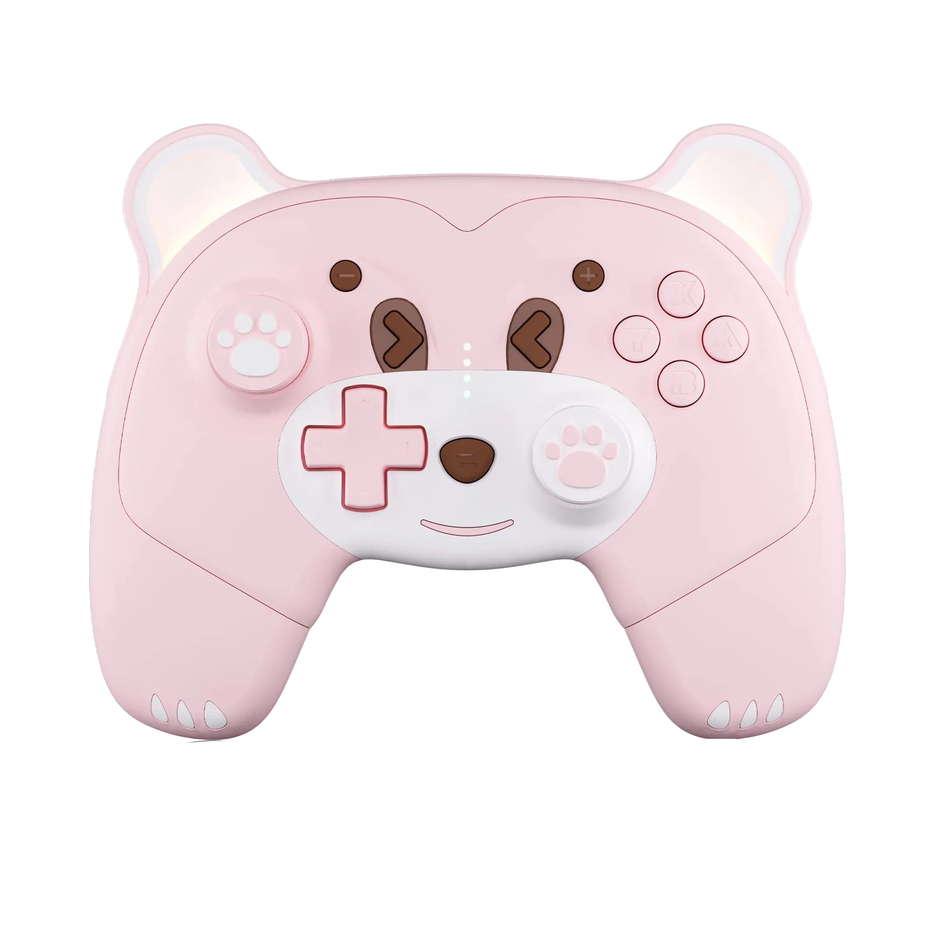 Game Disc Mario Super Nintendo Programmable, Turbo, Wireless Wonder with Jack, and Headphones Wakeup Pink, for Bros.™ Upgraded Switch Pro Controller Switch/OLED/Lite