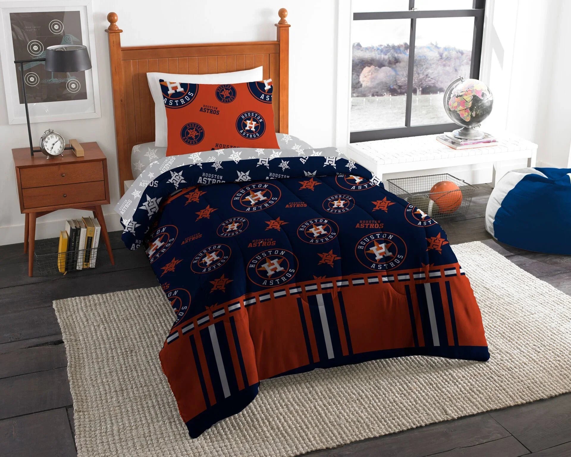 Houston in a Astros Set Twin Bag Company 4-Piece The Northwest Bed