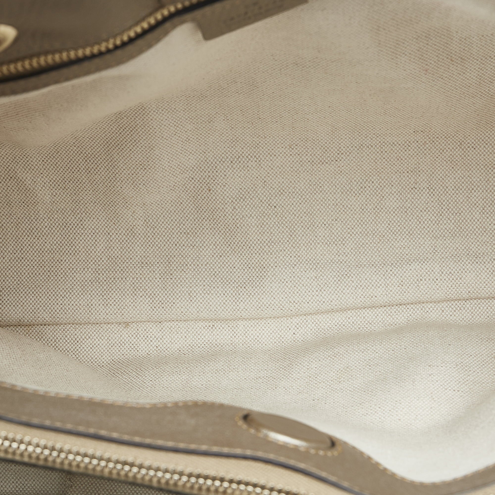 Authenticated Leather Shopper Brown Unisex Calf Bamboo Satchel Pre-Owned Medium (Good)
