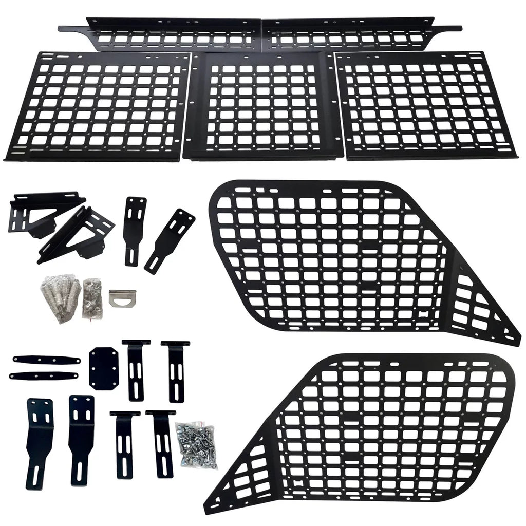 Storage Shelf BAKOD MSW100 Toyota Window 4Runner Molle Panel for Set MSPS100 Black 2010-2023