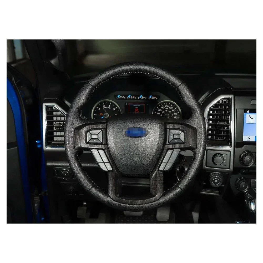 pcs Car F150 ABS Teledu Console 8 Trims m Cover Center Interior