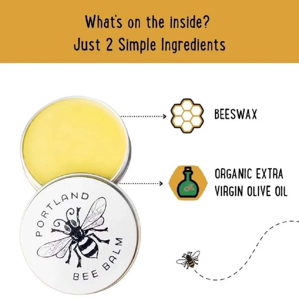 Balm 2) (Pack Natural Portland Bee Handmade Salve All Simple of