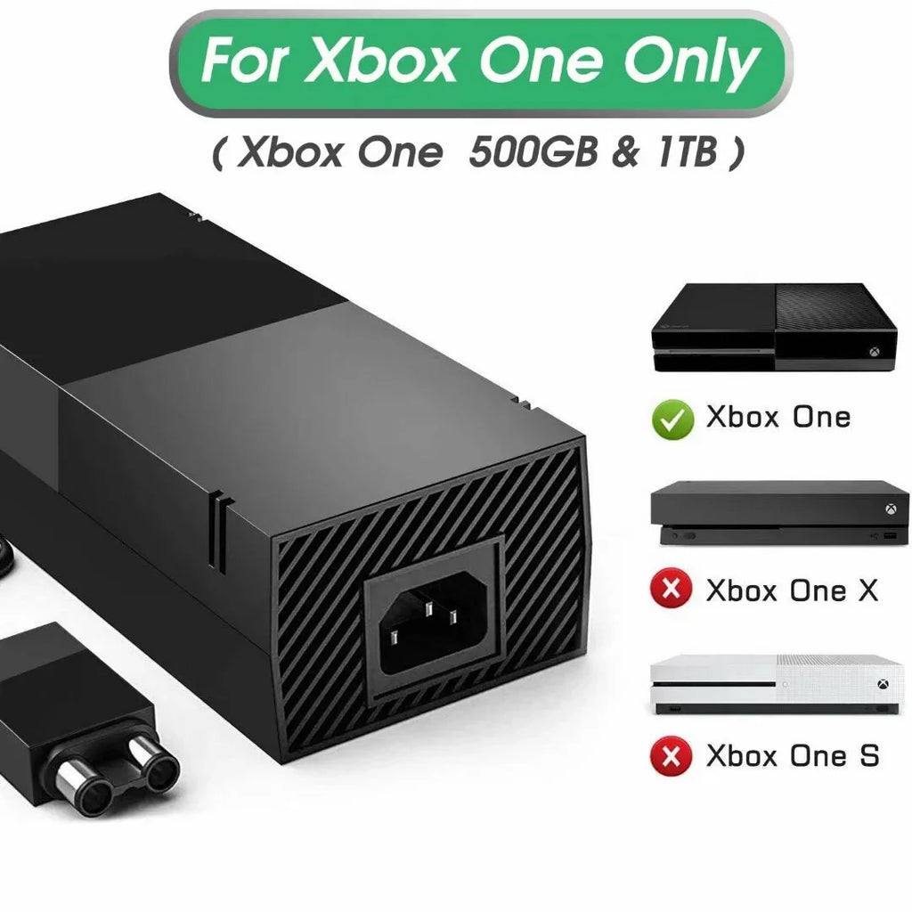 12V Brick Fit - 10.83A One 16.5A Also Video 17.9A Xbox Power Game Replacement 12V Supply Console