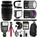f/4.8-6.7 + Flash II Lens- ED Kit 64GB Digital Accessory M.Zuiko Video Olympus - 75-300mm Bundle