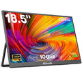 1080P Monitor,100HZ VESA Foldable 100% sRGB FHD Speakers, Stand Extender Laptop, 180° for inch Large Gaming Screen & Frameless Dual Second Monitor, 18.5 Portable IPS Travel Oiiwak