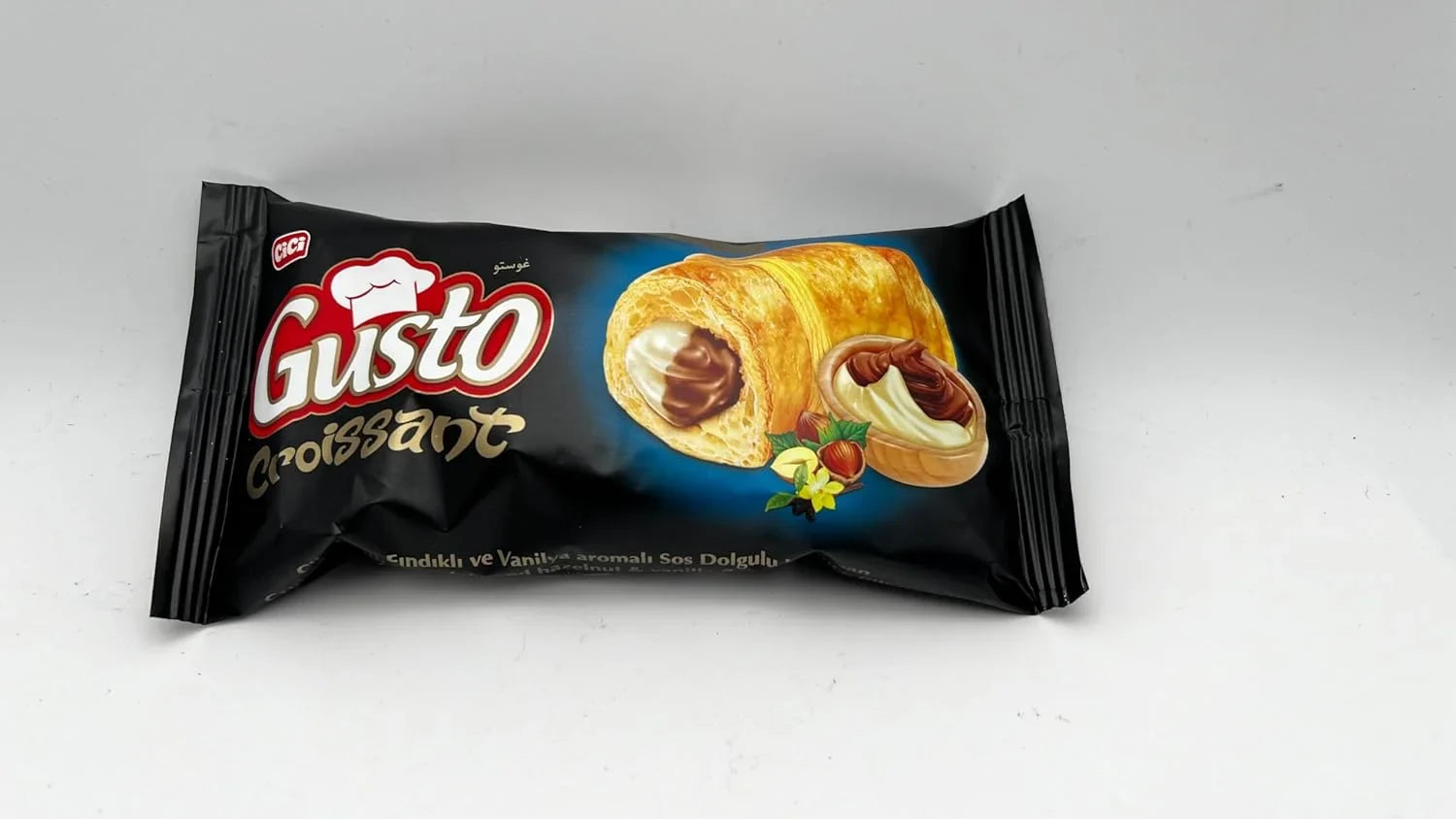 The On Hazelnut Gusto With Go Pastry, Croissant Vanilla Chocolate Individually (Pack Snack Croissant Filling, 20) And Of Wrapped Soft Breakfast Cream