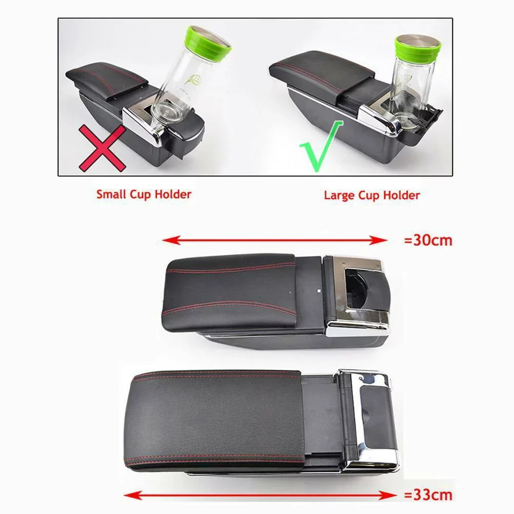 Armrest XUKEY Compartment Honda For Duel Jazz Central Console / Fit Storage 2002-2008