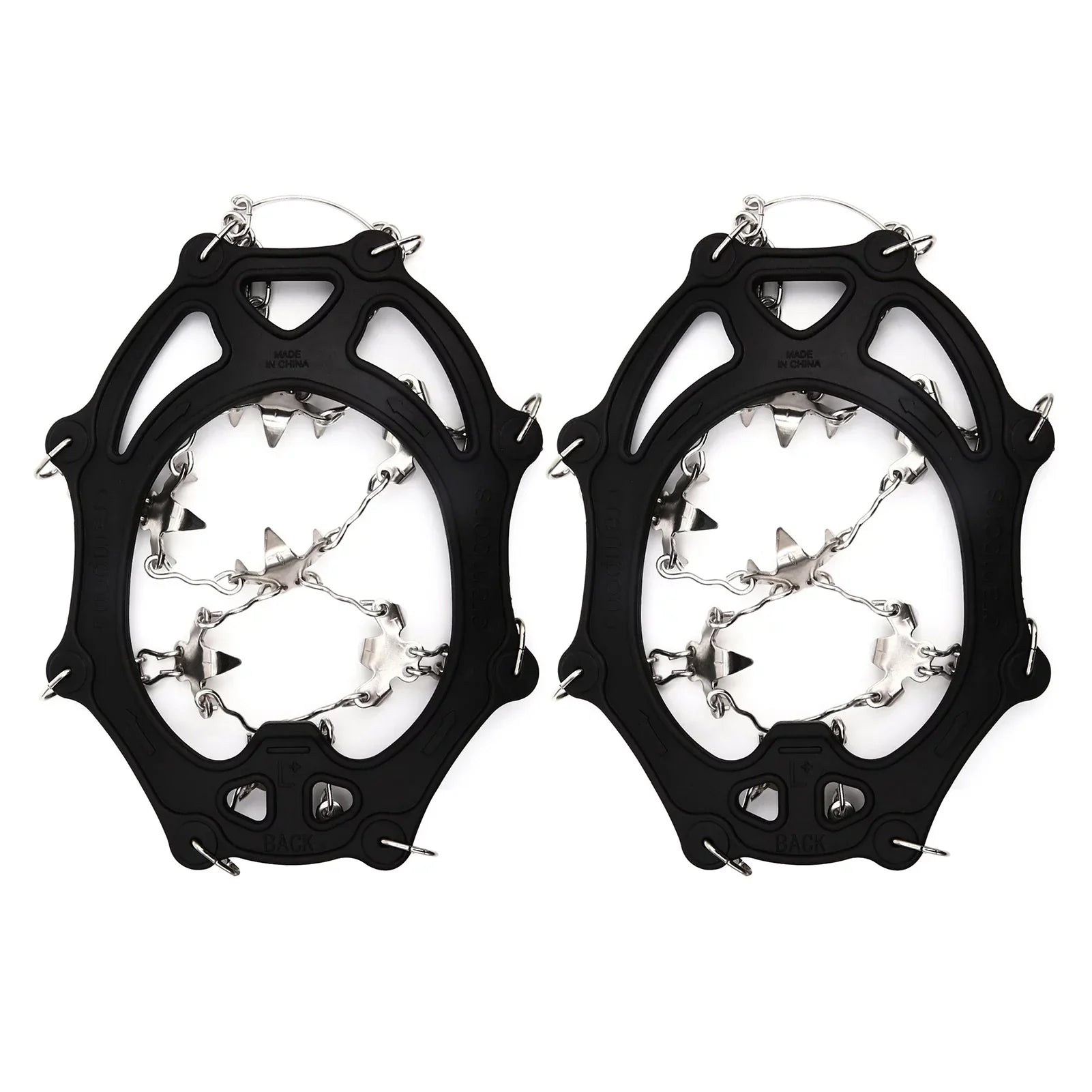 Claw Ideal Steel and Slip - Grips - 201 Traction Shoe Stainless Winter Ice Claws walmeck Ice for for 26-Tooth Superior Ice Fishing