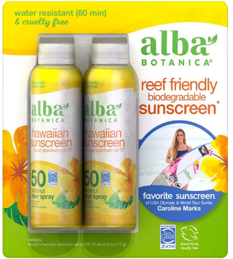 Alba 50 50 SPF Hawaiian Botanica SPF Sunscreen