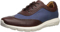 NEW YORK MARC Wingtip Jeans, Lightweight Extra Fashion JOSEPH Leather Technology Sneaker,Cognac/Pebble M 13 Men's