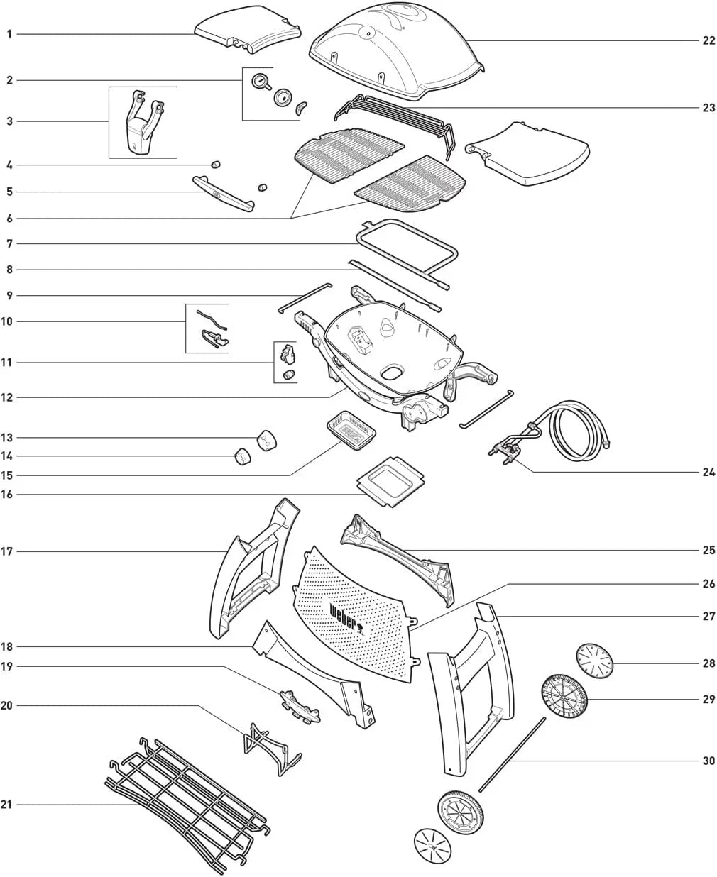 Weber Replacement Igniter Kit 80452 Grill Gas Q320