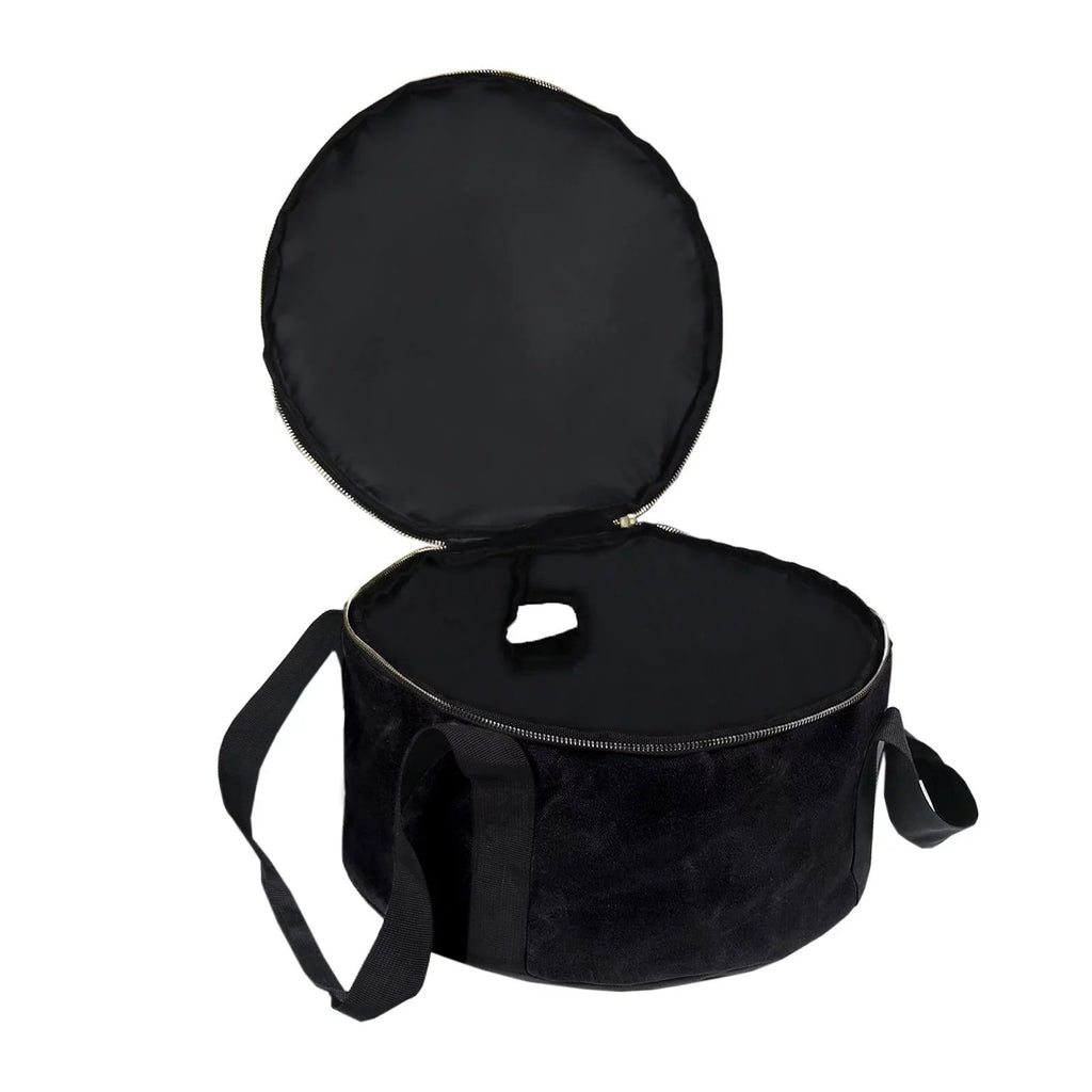 Bag Multipurpose ,exterior 12" for Carry Dutch Accessories Durable Camping Storage Black Bag BBQ Handbag Activities Container - Oven Cookware ,Fishing