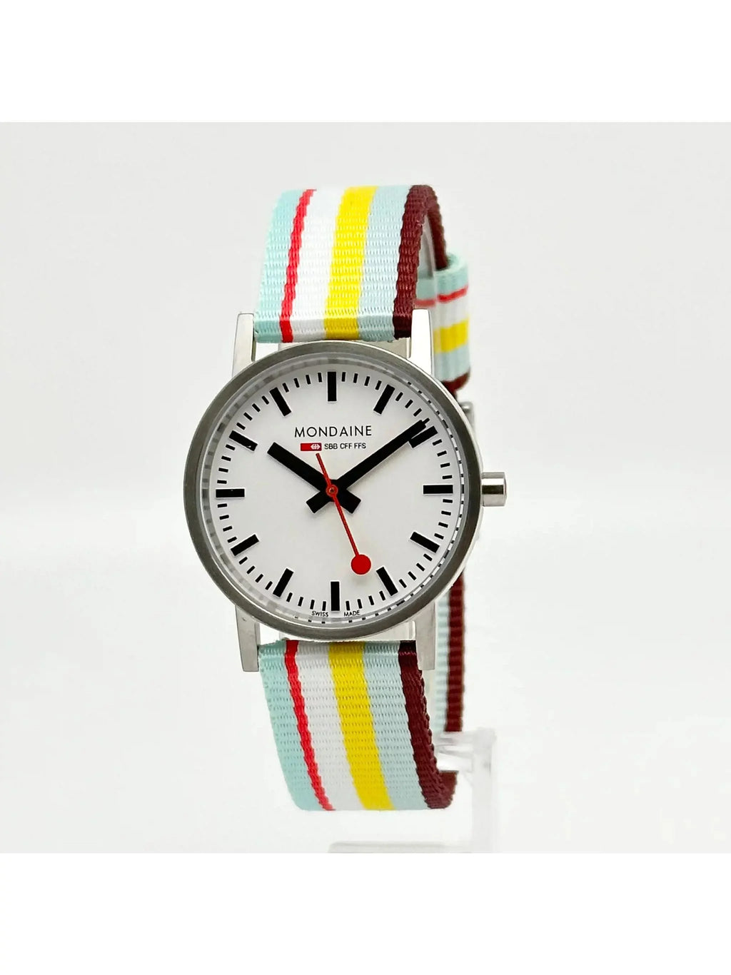 Swiss Watch Railways Ladies White Dial Mondain A660.30360.16SBK 30mm Steel