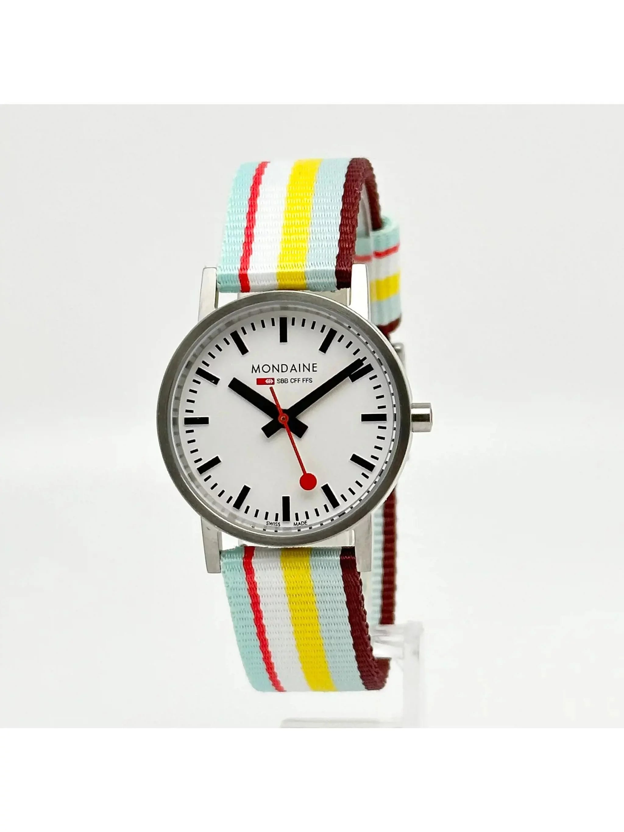 Swiss Watch Railways Ladies White Dial Mondain A660.30360.16SBK 30mm Steel