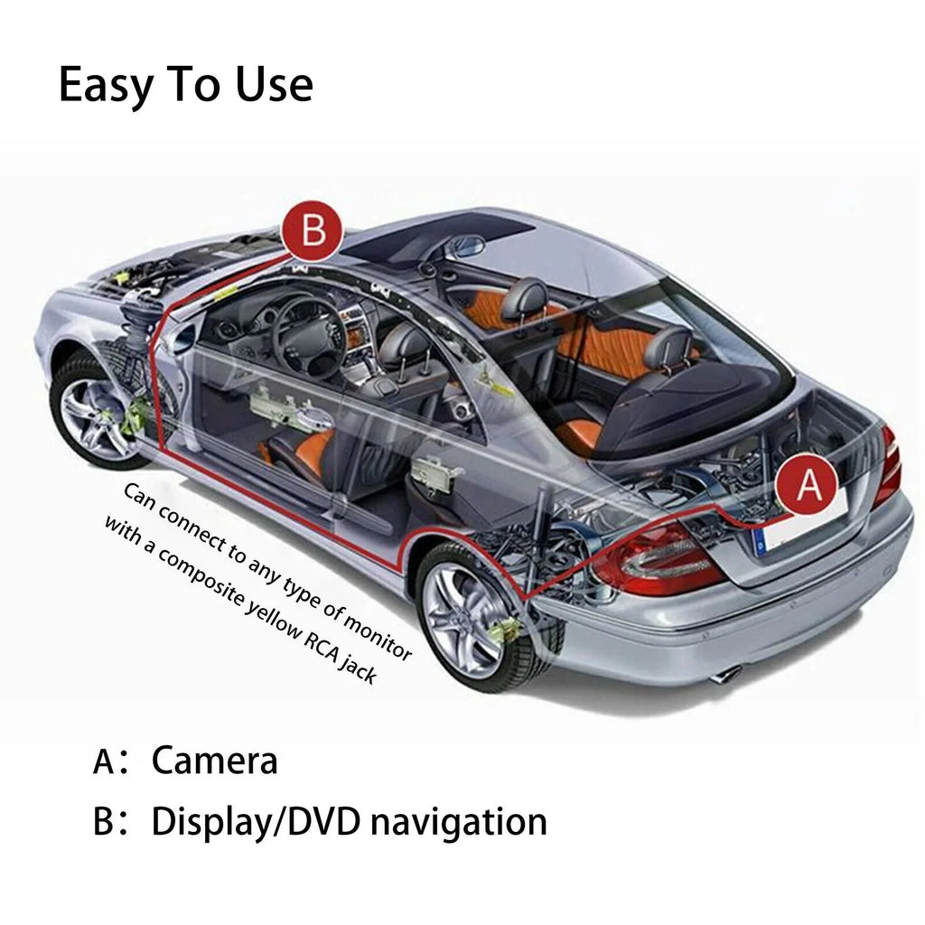 Auto Night Parking View Reverse Universal Vision Rear Camera Camera Car Backup