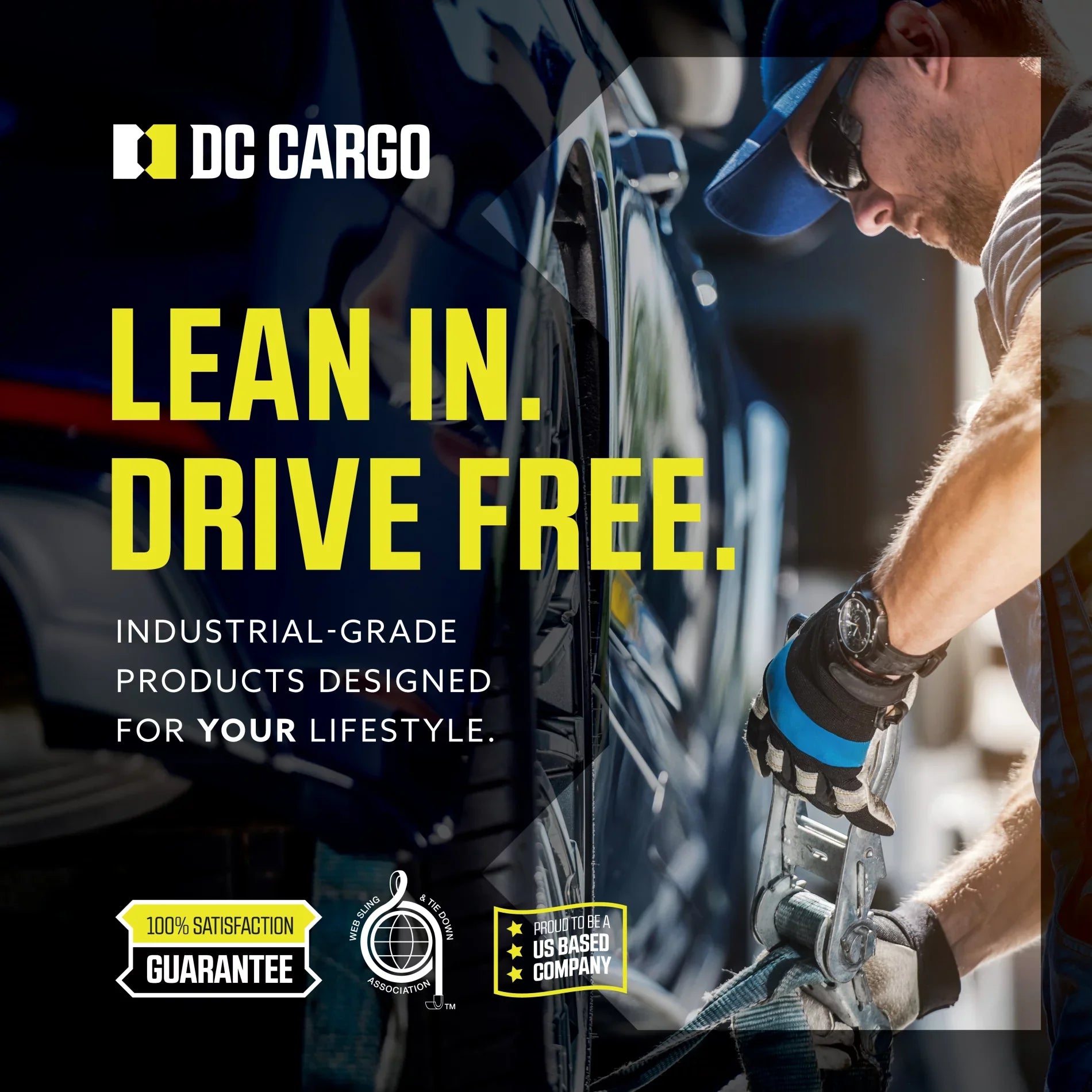"TEN 2"" E Cam 20' Durable Polyester by Loads, Heavy Straps, Cam Cargo ETrack Blue DC Track Motorcycles, Cargo Trailer Buckle x Spring Fittings, Down Duty Tie-Downs, TieDowns, Strap Mall" Tie