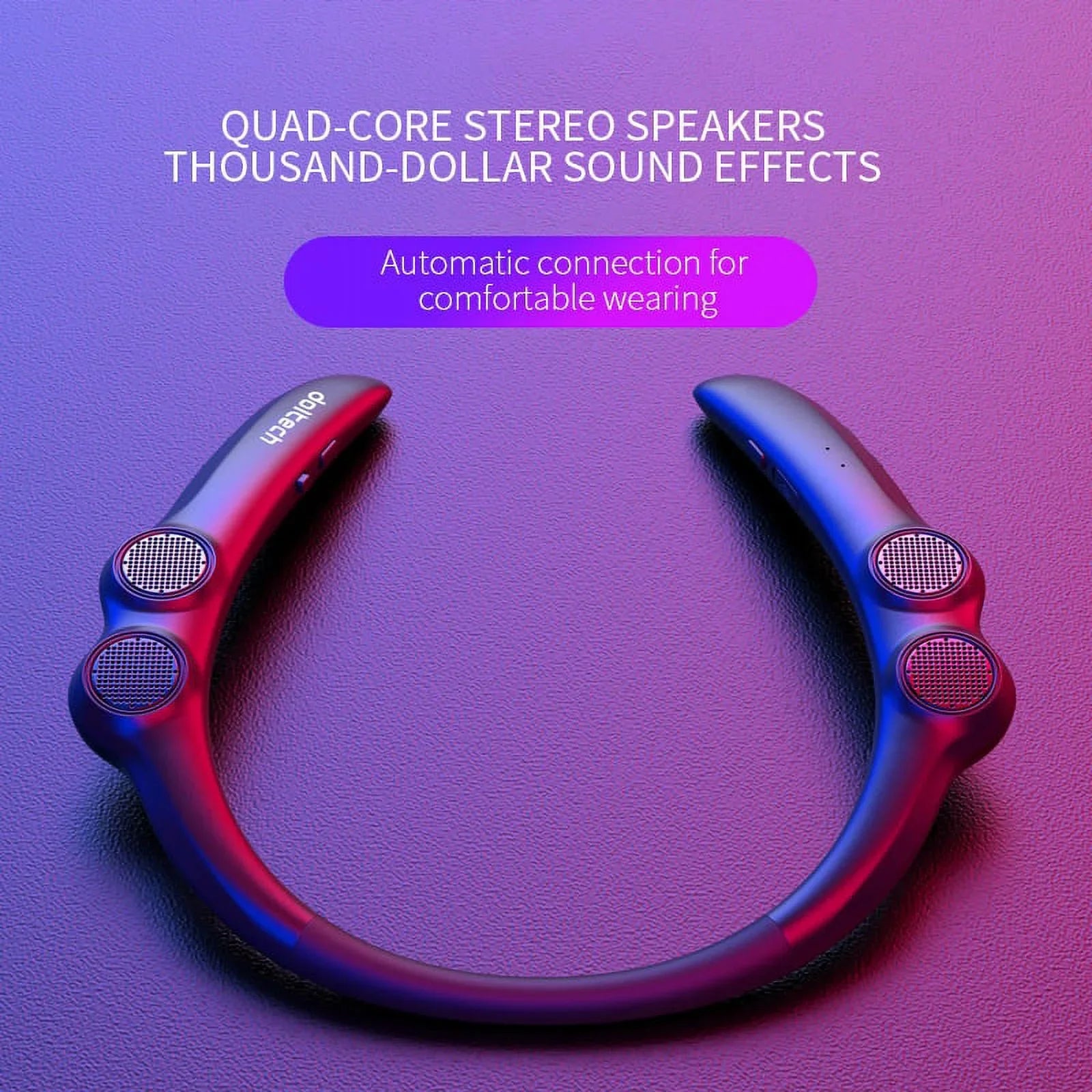 4 9d 85g Light Weight Sports Neck Stereo Wireless Player Wearable Speakers Hang Bluetooth - For Compatible Portable Speaker Speakers Bass