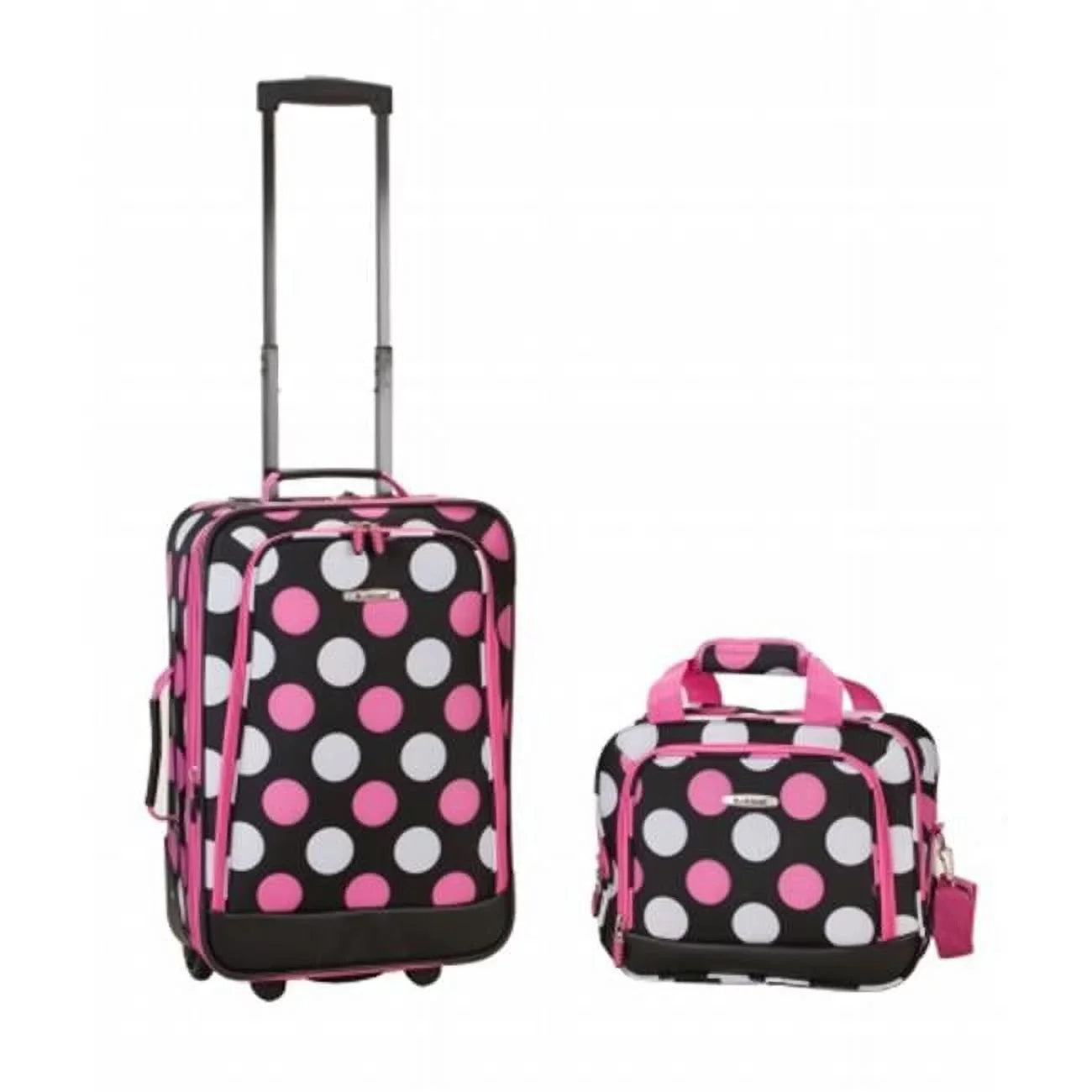 Pink Luggage Dot Multi Set Pc Rockland 2