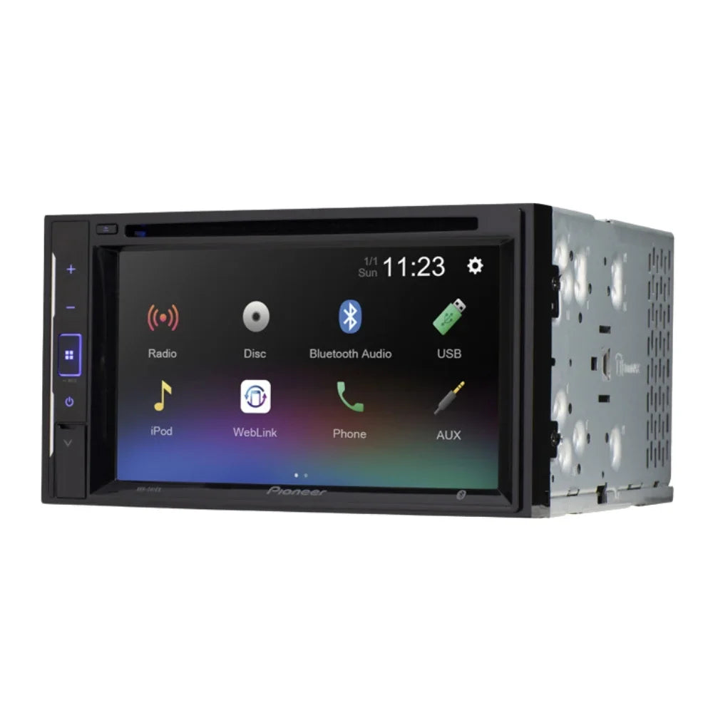 2002-2005 Double Bluetooth/Backup DIN for 2 Kit/in-Dash W/ Camera/Installation Pioneer Explorer KIT4747 Car Receiver 6.2" AM/FM Bundle Media AVH-241EX DVD/CD Touchscreen Digital Door Stereo with