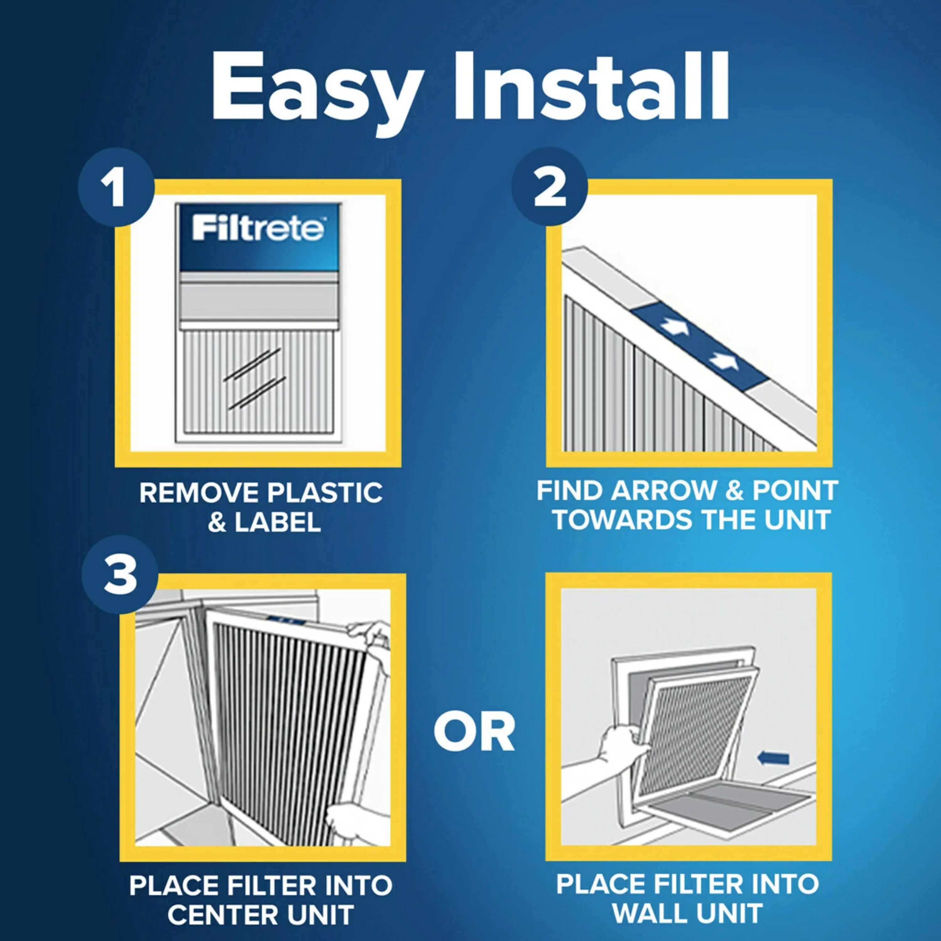 Filter, 1500 Reduction, MERV Filtrete MPR Air Filters 12, 4 Advanced 12x12x1 Allergen