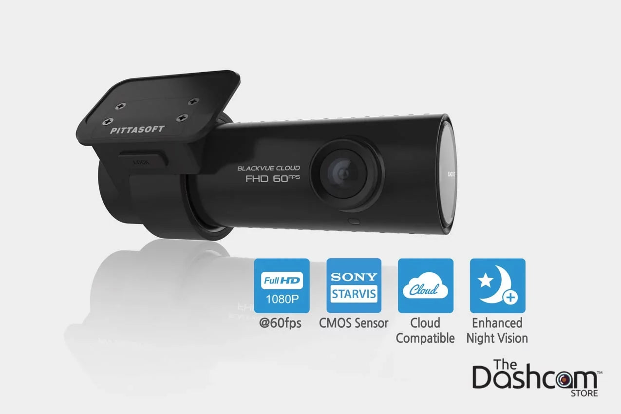 WiFi 16 Single-Lens Memory 1080p/60fps GB w/ BlackVue DR750S-1CH Dashcam GPS Card