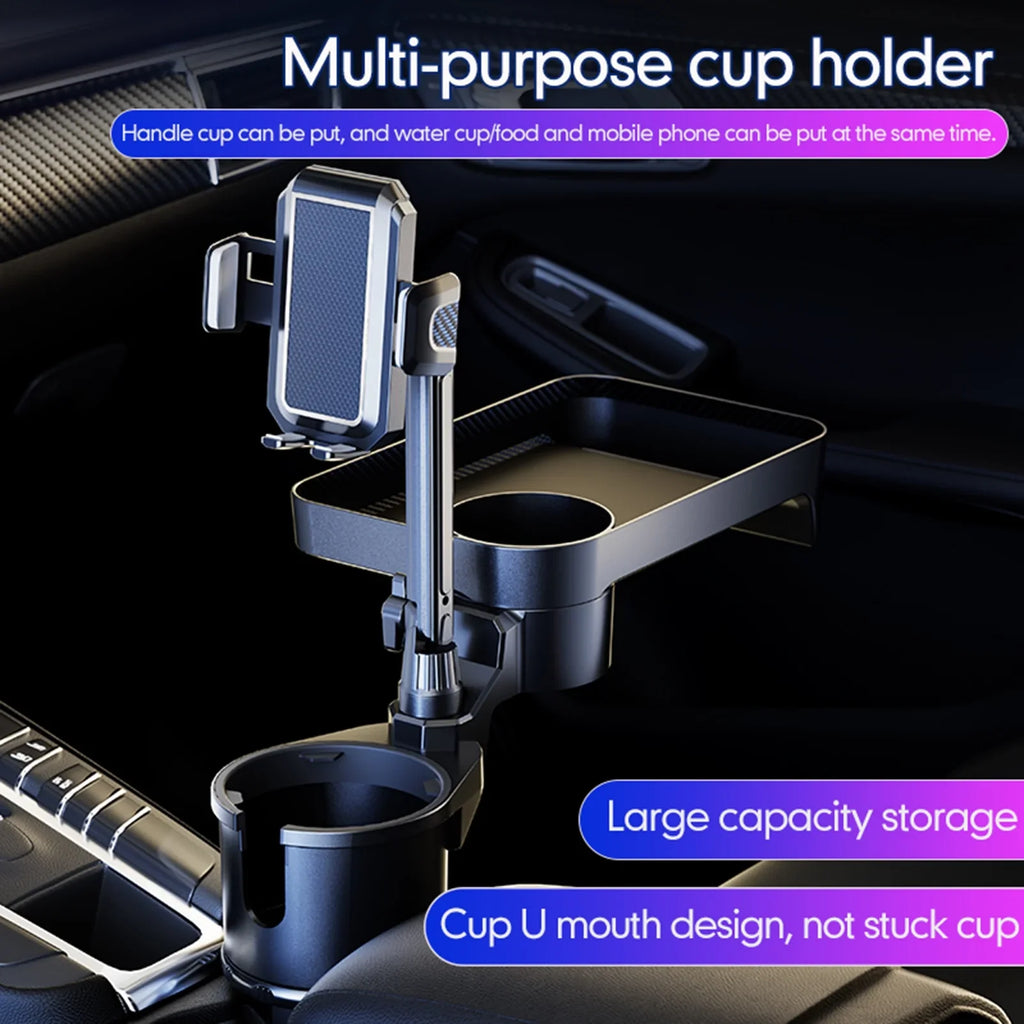 S, Expander Back Phone Tray, Adjustable Convenient Cup dimension Seat Organizer, Holder, for Mobile Base, Front Holder, Multifunctional Travel 360° Auto Car Car Rotation OWSOO with