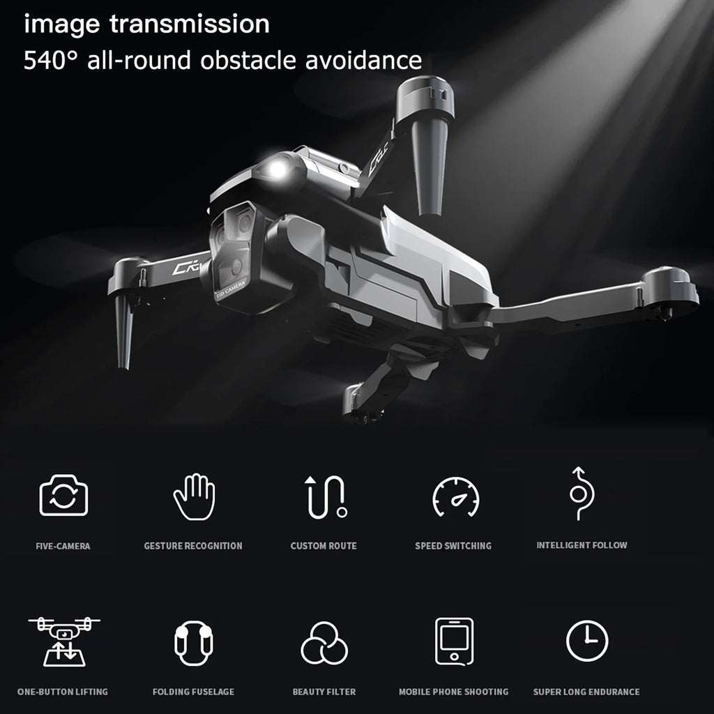 Flight 2 Storage Flight Package 4K Obstacle Remote Bottom with FPV Gesture Camera Dcenta 3 Photography Avoidance Front 5GWiFi Trajectory Follow Bag Camera Control Camera