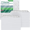 Air 13 MERV AC HVAC Furnace Pleated (12-Pack) 25x25x4 Filters Filterbuy