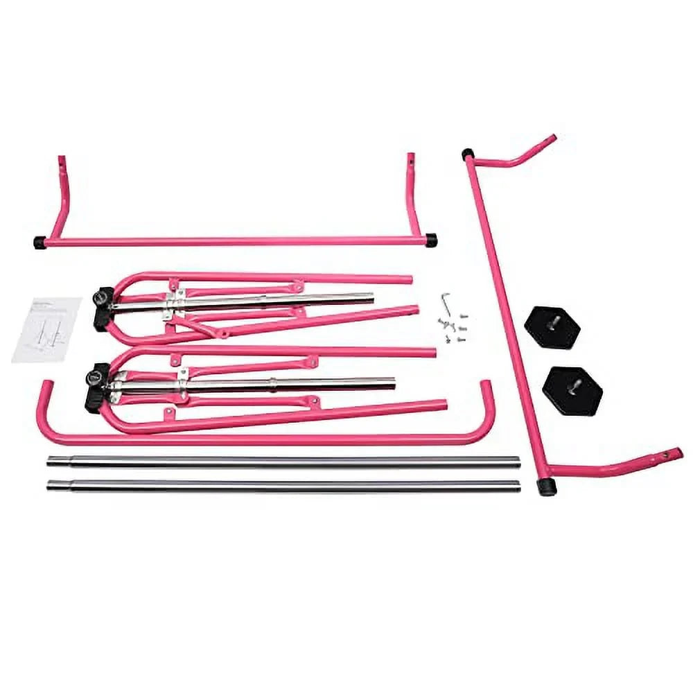 Adjustable Height Gymnastics and Gymnastics Home Adjustable Kids, for GNJINX Junior Height - Bars Horizontal Equipment Bar, Training Expandable Folding