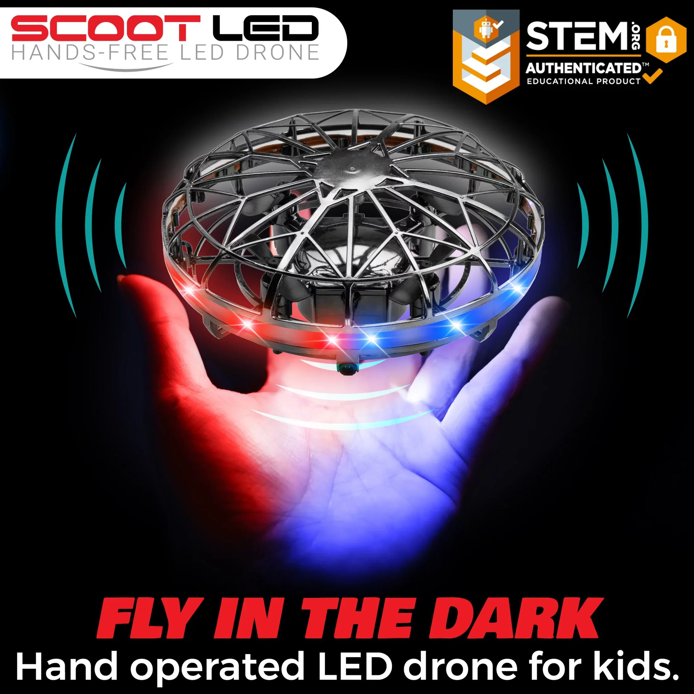 Ball Flying for Mini Toy UFO Drone Mini Drone Lights Indoor Hover and Girls Scoot LED Controlled Aerial with Boys Kids | Hand Force1