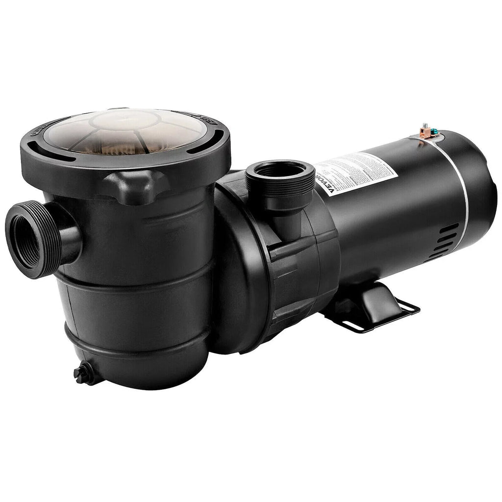 W 1.5HP Pump Ground 1100 92GPM Above Swimming 3450rpm SPA Pool Filter w/Strainer