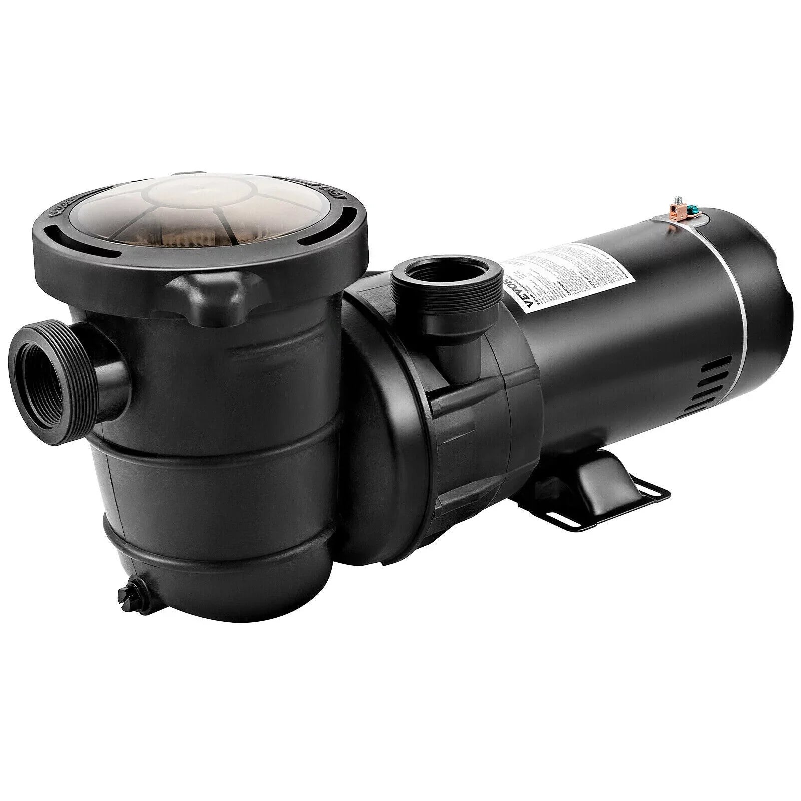 W 1.5HP Pump Ground 1100 92GPM Above Swimming 3450rpm SPA Pool Filter w/Strainer