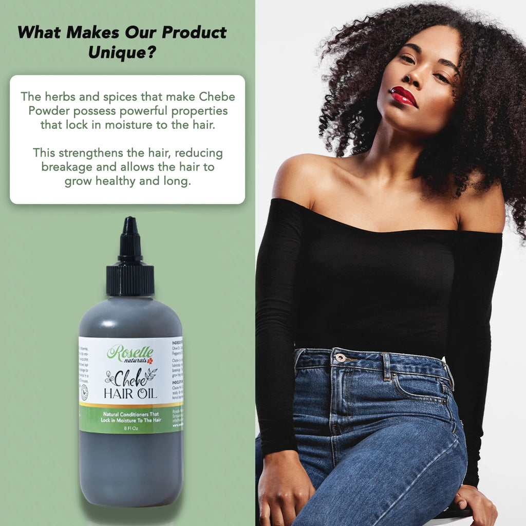 Africa Made (8oz) Powder Hair Chad, from Oil Chebe Authentic with Chebe