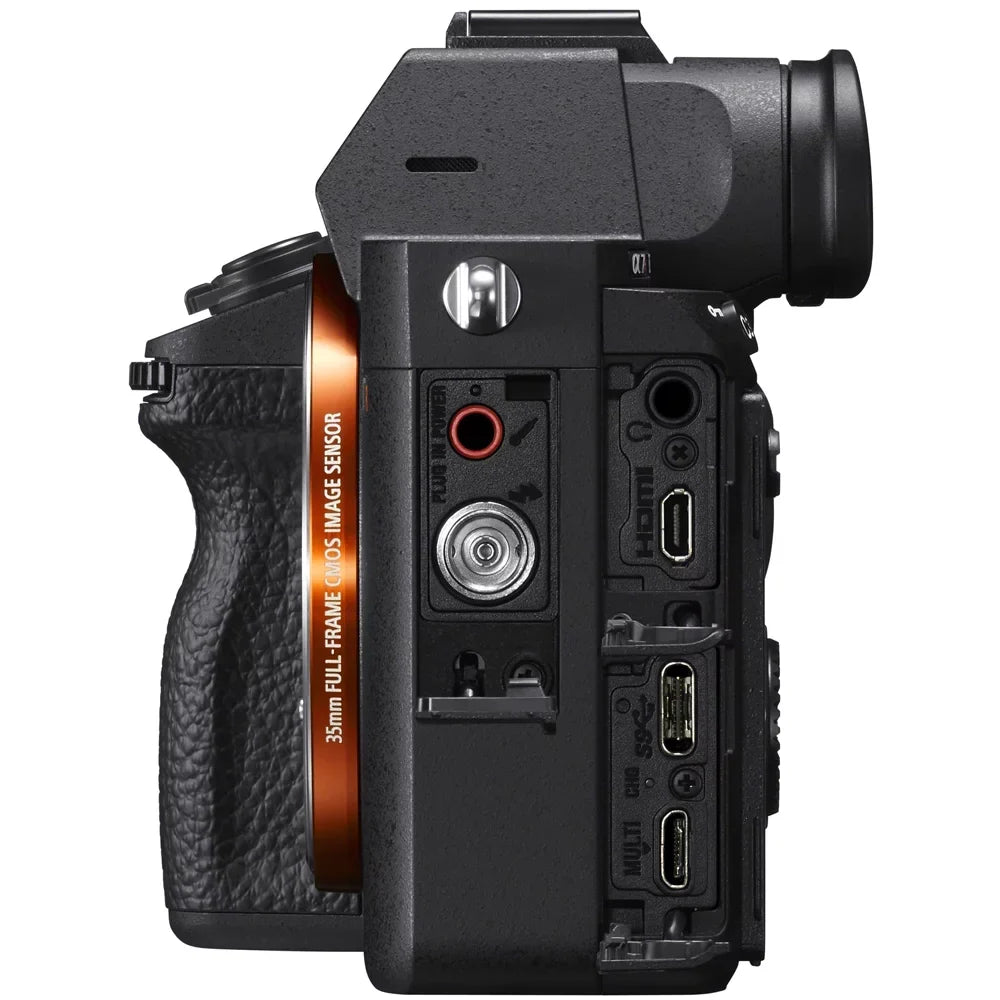 Mirrorless Flash & a7III Lens Bundle a7III Frame Full Accessory Camera Memory Interchangeable Body 24.2MP 64GB +