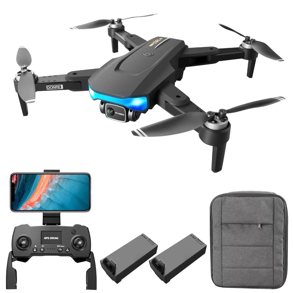 Gimbal Follow Drone Aerial RC Mode with FPV Quadcopter with Wifi Brushless 5G Drone Package LS-38 -shake for Adults Smart RC 6K EIS Video Motor