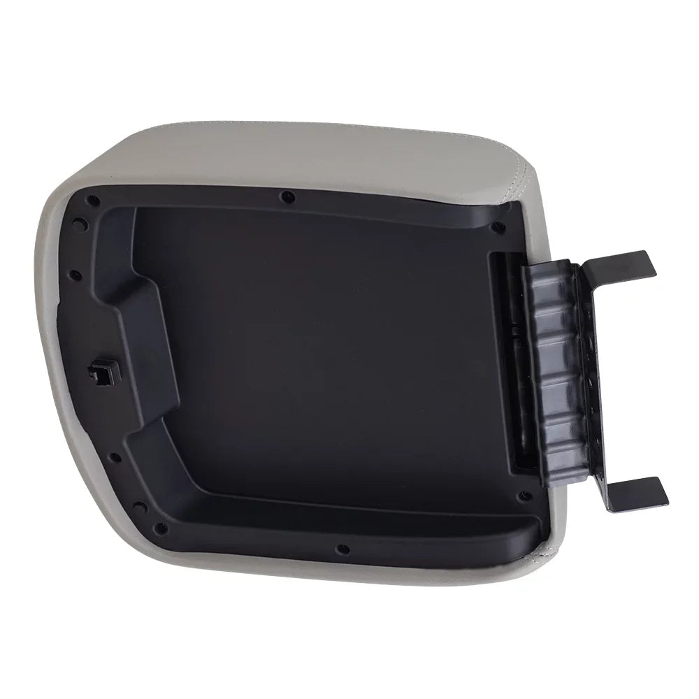 with Pickup Center Escalade Sierra Lid Silverado Replacement Armrest with Cover Gray Truck Center Console Tahoe Full 2007-2013 Brock Compatible Console