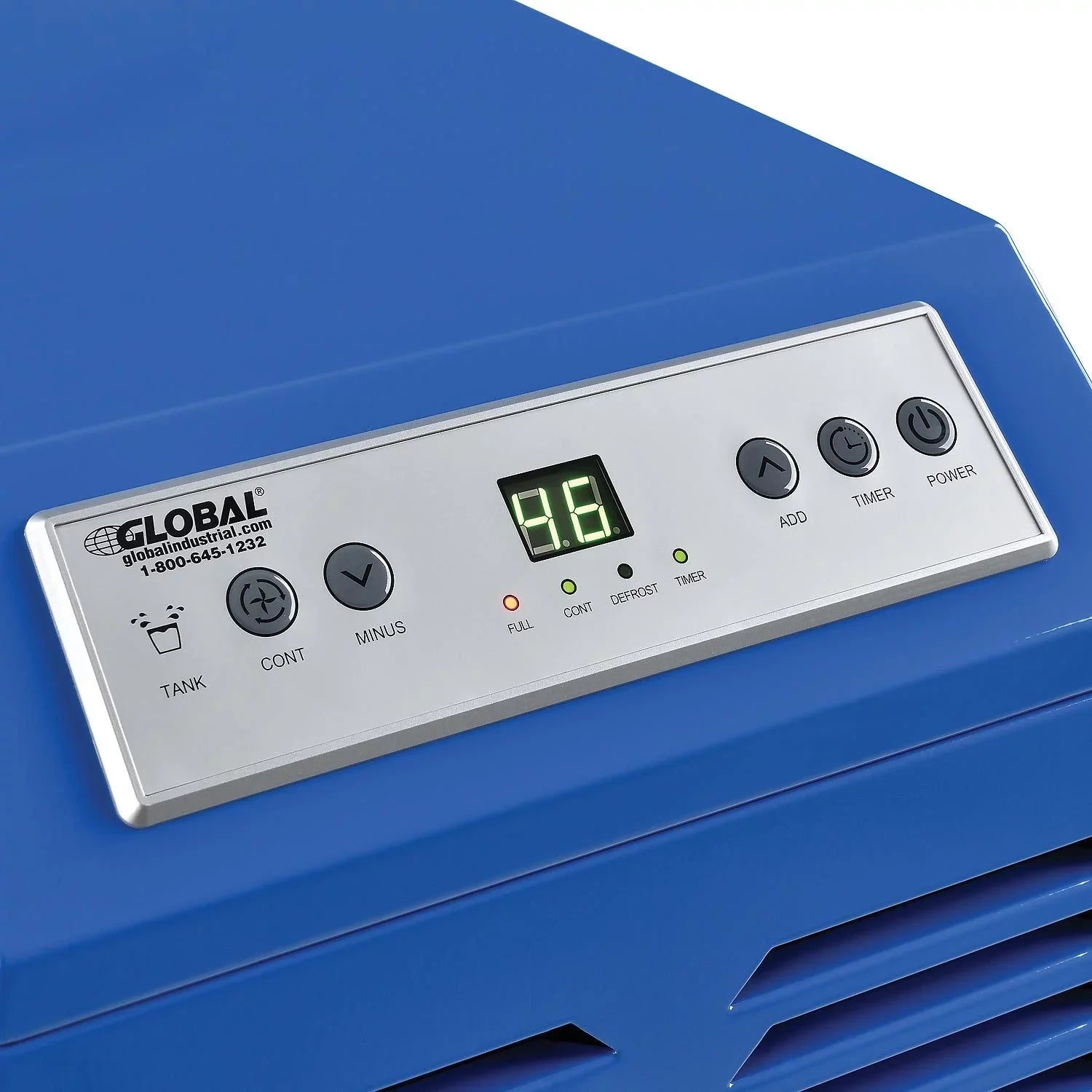 Dehumidifier Blue Industries Grey 246687 Heavy Pints Duty Per Commercial Day, Global 110 &