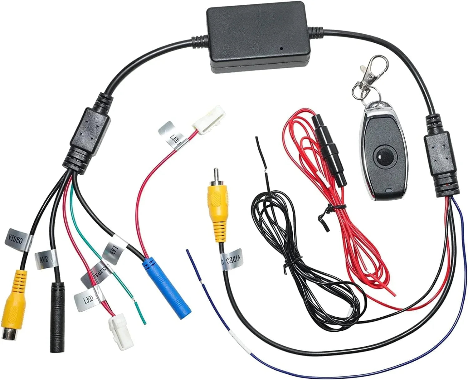 4-in-1 Out) Car 1 Video 4-Way Switcher Video Backup (4 Switcher Multi-Function in, Camera, for Intelligent