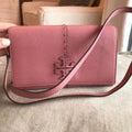 Crossbody Burch Leather Shoulder McGraw NW Handbag Pink Wallet Bag Magnolia Tory