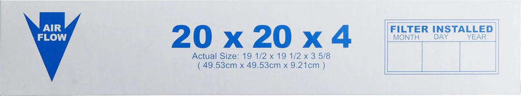 20x20x4 MERV (3 15 Pack 2 5/8) Filters Pleated Pure Nordic Air