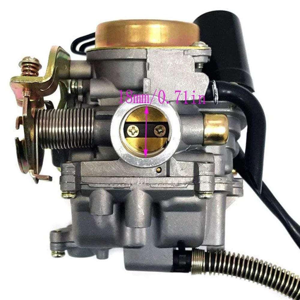 50CC Fit 4 Scooter Carb Carburetor Engine Taotao Intake 49CC 18mm Stroke Manifold Air GY6 Filter for