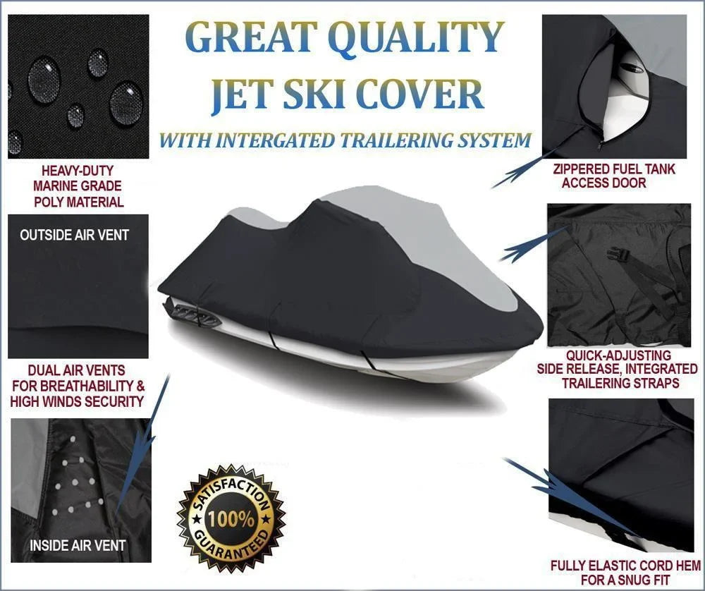 PWC Bombardier SKI Doo Cover for SUPER ski PWC 600D 2008-2009 Sea-Doo Jet 155 Cover Sea GTX Compatible JET HEAVY-DUTY